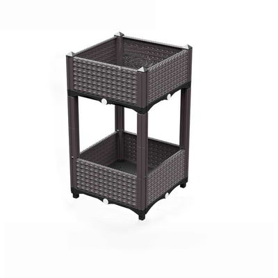 حیاط خلوت Proof Plastic Elvated Garden Beds آنتی اکسیدان Plastic Veg Planters